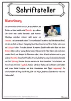 Vorschau - Unterrichtsreihen - Schriftsteller Lückentext mit Wortspeicher Hörverstehen und Suchsel - Seite 2