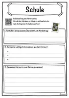 Vorschau - Unterrichtsreihen - Schule Lückentext mit Wortspeicher Hörverstehen und Suchsel - Seite 3