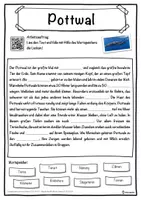 Vorschau - Unterrichtsreihen - Pottwal Lückentext mit Wortspeicher Hörverstehen und Suchsel - Seite 1
