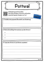 Vorschau - Unterrichtsreihen - Pottwal Lückentext mit Wortspeicher Hörverstehen und Suchsel - Seite 3
