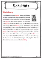 Vorschau - Unterrichtsreihen - Schultüte Lückentext mit Wortspeicher Hörverstehen und Suchsel - Seite 2