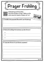 Vorschau - Unterrichtsreihen - Prager Frühling Lückentext mit Wortspeicher Hörverstehen und Suchsel - Seite 3