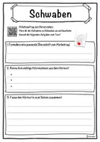 Vorschau - Unterrichtsreihen - Schwaben Lückentext mit Wortspeicher Hörverstehen und Suchsel - Seite 3