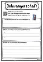 Vorschau - Unterrichtsreihen - Schwangerschaft Lückentext mit Wortspeicher Hörverstehen und Suchsel - Seite 3