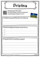 Vorschau - Unterrichtsreihen - Pristina Lückentext mit Wortspeicher Hörverstehen und Suchsel - Seite 3