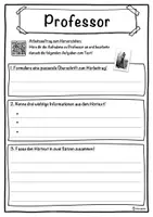 Vorschau - Unterrichtsreihen - Professor Lückentext mit Wortspeicher Hörverstehen und Suchsel - Seite 3