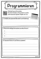 Vorschau - Unterrichtsreihen - Programmieren Lückentext mit Wortspeicher Hörverstehen und Suchsel - Seite 3