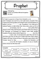 Vorschau - Unterrichtsreihen - Prophet Lückentext mit Wortspeicher Hörverstehen und Suchsel - Seite 1