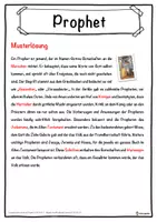 Vorschau - Unterrichtsreihen - Prophet Lückentext mit Wortspeicher Hörverstehen und Suchsel - Seite 2