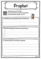 Vorschau - Unterrichtsreihen - Prophet Lückentext mit Wortspeicher Hörverstehen und Suchsel - Seite 3