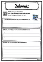Vorschau - Unterrichtsreihen - Schweiz Lückentext mit Wortspeicher Hörverstehen und Suchsel - Seite 3
