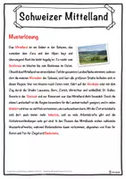 Vorschau - Unterrichtsreihen - Schweizer Mittelland Lückentext mit Wortspeicher Hörverstehen und Suchsel - Seite 2