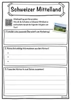 Vorschau - Unterrichtsreihen - Schweizer Mittelland Lückentext mit Wortspeicher Hörverstehen und Suchsel - Seite 3