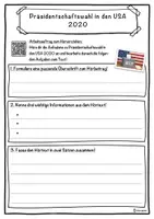 Vorschau - Unterrichtsreihen - Präsidentschaftswahl in den USA 2020 Lückentext mit Wortspeicher Hörverstehen und Suchsel - Seite 3