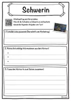 Vorschau - Unterrichtsreihen - Schwerin Lückentext mit Wortspeicher Hörverstehen und Suchsel - Seite 3