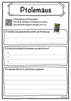 Vorschau - Unterrichtsreihen - Ptolemäus Lückentext mit Wortspeicher Hörverstehen und Suchsel - Seite 3