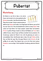 Vorschau - Unterrichtsreihen - Pubertät Lückentext mit Wortspeicher Hörverstehen und Suchsel - Seite 2