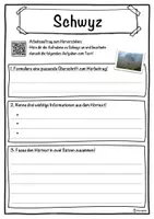 Vorschau - Unterrichtsreihen - Schwyz Lückentext mit Wortspeicher Hörverstehen und Suchsel - Seite 3