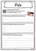 Vorschau - Unterrichtsreihen - Puls Lückentext mit Wortspeicher Hörverstehen und Suchsel - Seite 3