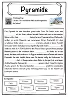 Vorschau - Unterrichtsreihen - Pyramide Lückentext mit Wortspeicher Hörverstehen und Suchsel - Seite 1
