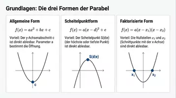 Vorschau - Arbeitsblätter - Quadratische Funktionen Sachaufgaben Arbeitsheft PLUS Lernposter - Seite 2