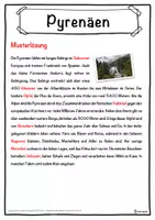 Vorschau - Unterrichtsreihen - Pyrenäen Lückentext mit Wortspeicher Hörverstehen und Suchsel - Seite 2