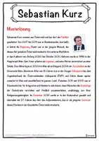 Vorschau - Unterrichtsreihen - Sebastian Kurz Lückentext mit Wortspeicher Hörverstehen und Suchsel - Seite 2