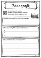 Vorschau - Unterrichtsreihen - Pädagogik Lückentext mit Wortspeicher Hörverstehen und Suchsel - Seite 3