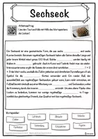 Vorschau - Unterrichtsreihen - Sechseck Lückentext mit Wortspeicher Hörverstehen und Suchsel - Seite 1