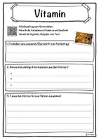 Vorschau - Unterrichtsreihen - Vitamin Lückentext mit Wortspeicher Hörverstehen und Suchsel - Seite 3