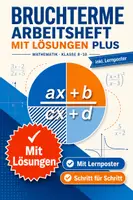 Vorschau - Arbeitsblätter - Bruchterme Arbeitsheft mit Lösungen PLUS Lernposter - Deckblatt