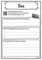 Vorschau - Unterrichtsreihen - See Lückentext mit Wortspeicher Hörverstehen und Suchsel - Seite 3