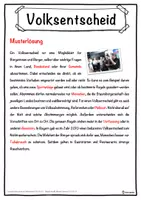 Vorschau - Unterrichtsreihen - Volksentscheid Lückentext mit Wortspeicher Hörverstehen und Suchsel - Seite 2