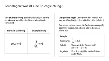 Vorschau - Arbeitsblätter - Bruchgleichungen lösen - Arbeitsheft PLUS Lernposter - Seite 2
