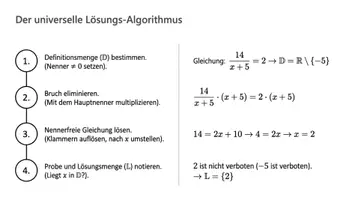 Vorschau - Arbeitsblätter - Bruchgleichungen lösen - Arbeitsheft PLUS Lernposter - Seite 3