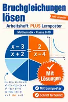 Vorschau - Arbeitsblätter - Bruchgleichungen lösen - Arbeitsheft PLUS Lernposter - Deckblatt