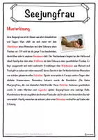 Vorschau - Unterrichtsreihen - Seejungfrau Lückentext mit Wortspeicher Hörverstehen und Suchsel - Seite 2
