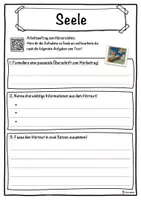 Vorschau - Unterrichtsreihen - Seele Lückentext mit Wortspeicher Hörverstehen und Suchsel - Seite 3