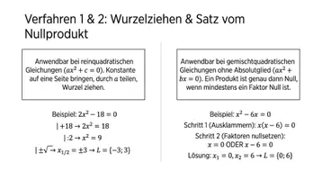 Vorschau - Arbeitsblätter - Quadratische Gleichungen lösen – Arbeitsheft PLUS Lernposter - Seite 3