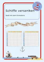 Vorschau - Spiele - Die Piraten kommen! Schiffe versenken mit dem Einmaleins. - Deckblatt