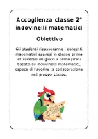 anteprima - Esercizi - Accoglienza Matematica classe seconda - Indovinelli matematici con i pirati - Pagina 1