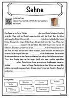 Vorschau - Unterrichtsreihen - Sehne Lückentext mit Wortspeicher Hörverstehen und Suchsel - Seite 1