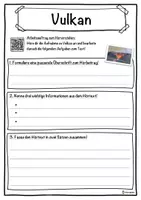 Vorschau - Unterrichtsreihen - Vulkan Lückentext mit Wortspeicher Hörverstehen und Suchsel - Seite 3