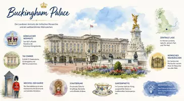Vorschau - Arbeitsblätter - Arbeitsblatt "Buckingham Palace" + Onlineübung & MP3 + Infografik - Seite 2