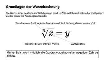 Vorschau - Arbeitsblätter - Wurzelgesetze Arbeitsheft mit Lösungen PLUS Lernposter - Seite 2