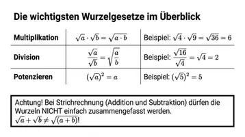 Vorschau - Arbeitsblätter - Wurzelgesetze Arbeitsheft mit Lösungen PLUS Lernposter - Seite 3