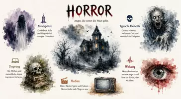 Vorschau - Arbeitsblätter - Arbeitsblätter zum Thema "Horror" + Lösung & MP3 + Infografik - Seite 3