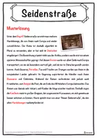 Vorschau - Unterrichtsreihen - Seidenstraße Lückentext mit Wortspeicher Hörverstehen und Suchsel - Seite 2