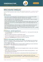 Vorschau - Stundenentwürfe - Freundlich Nein sagen – Vorschule - Deckblatt