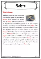 Vorschau - Unterrichtsreihen - Sekte Lückentext mit Wortspeicher Hörverstehen und Suchsel - Seite 2